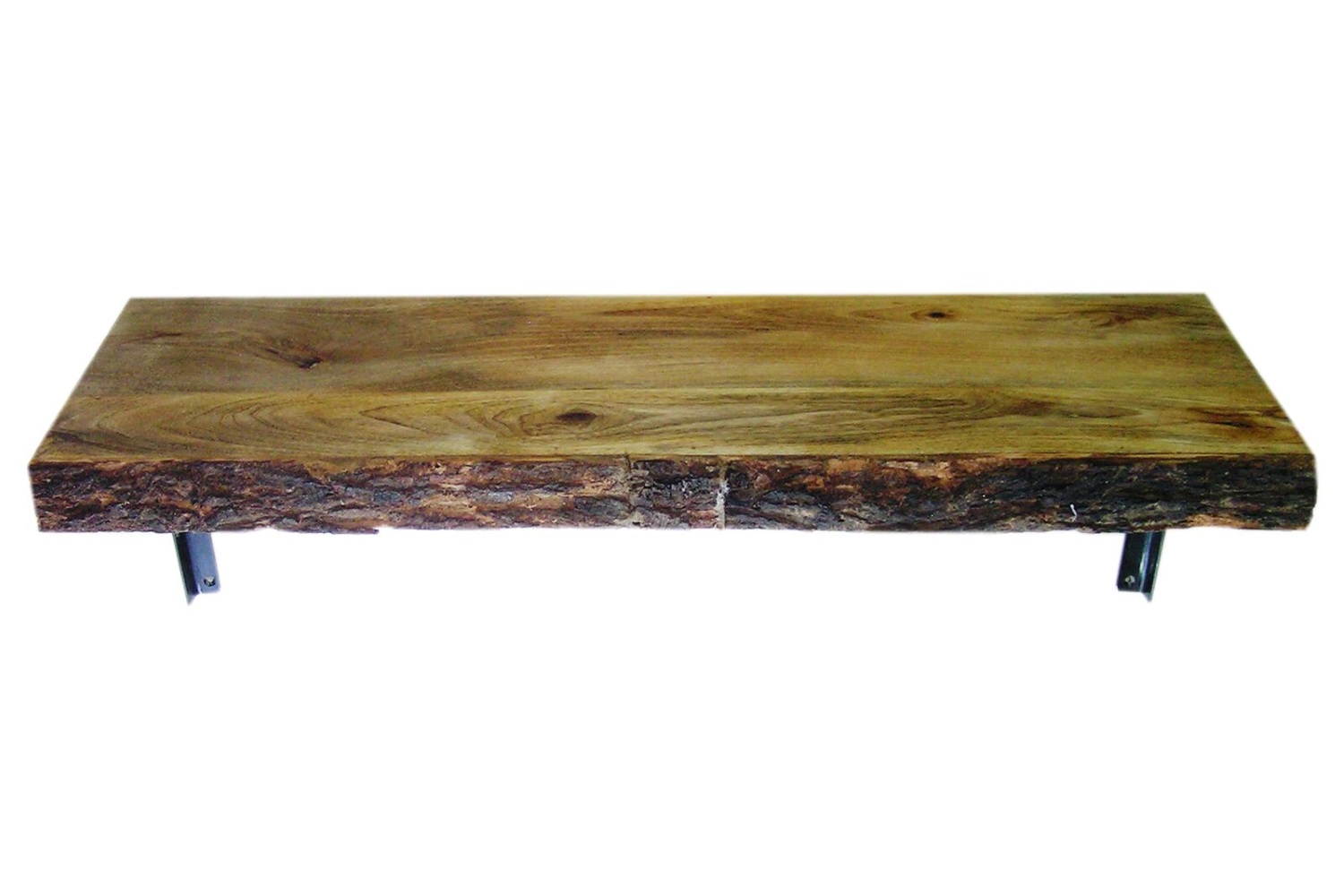 Wandregal B421922 Teakholz Massiv Natur Regal Wandboard Aufbewahrung