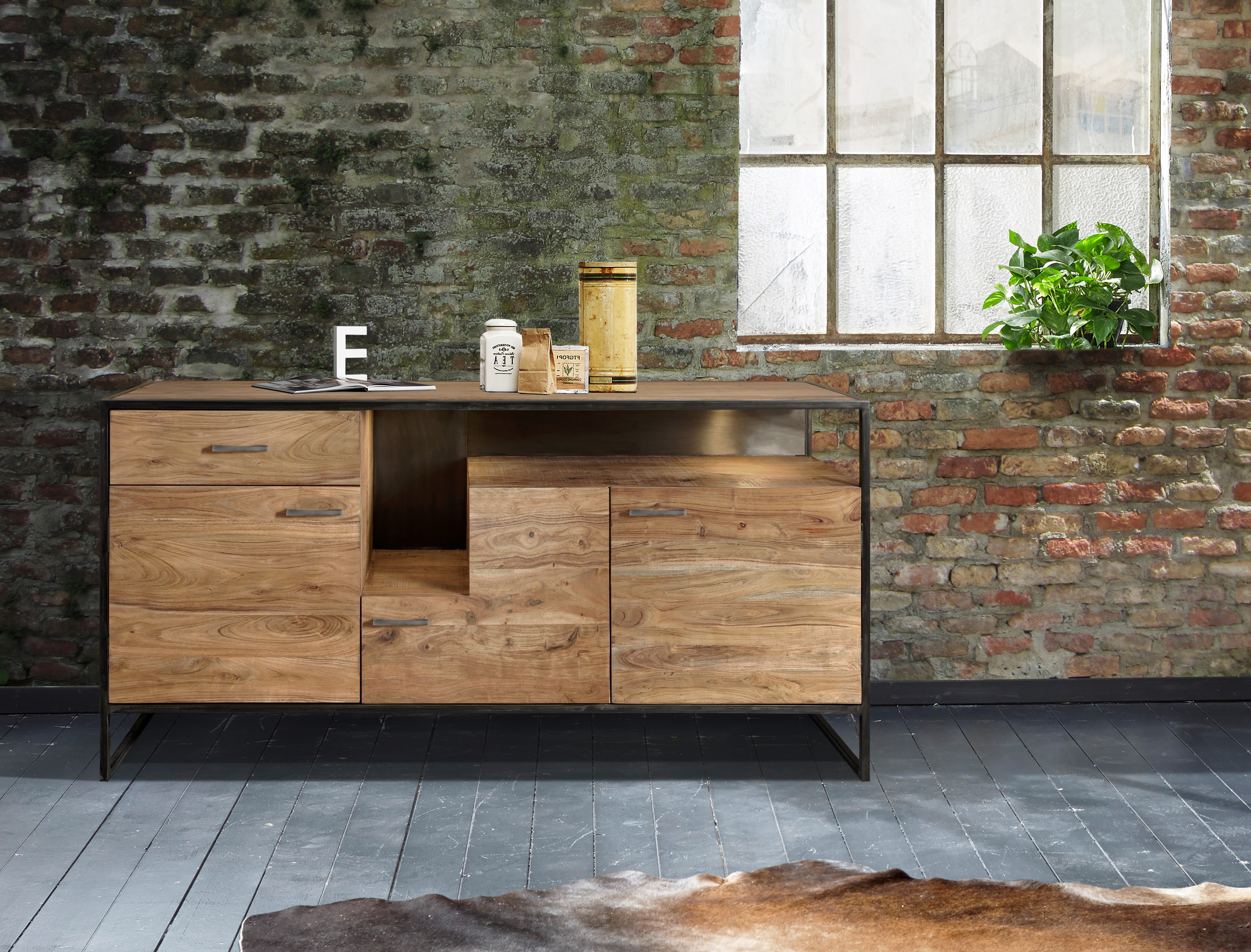 Kommode Tucson 2654 Schrank Sideboard Wohnzimmerschrank Flurkommode Anrichte