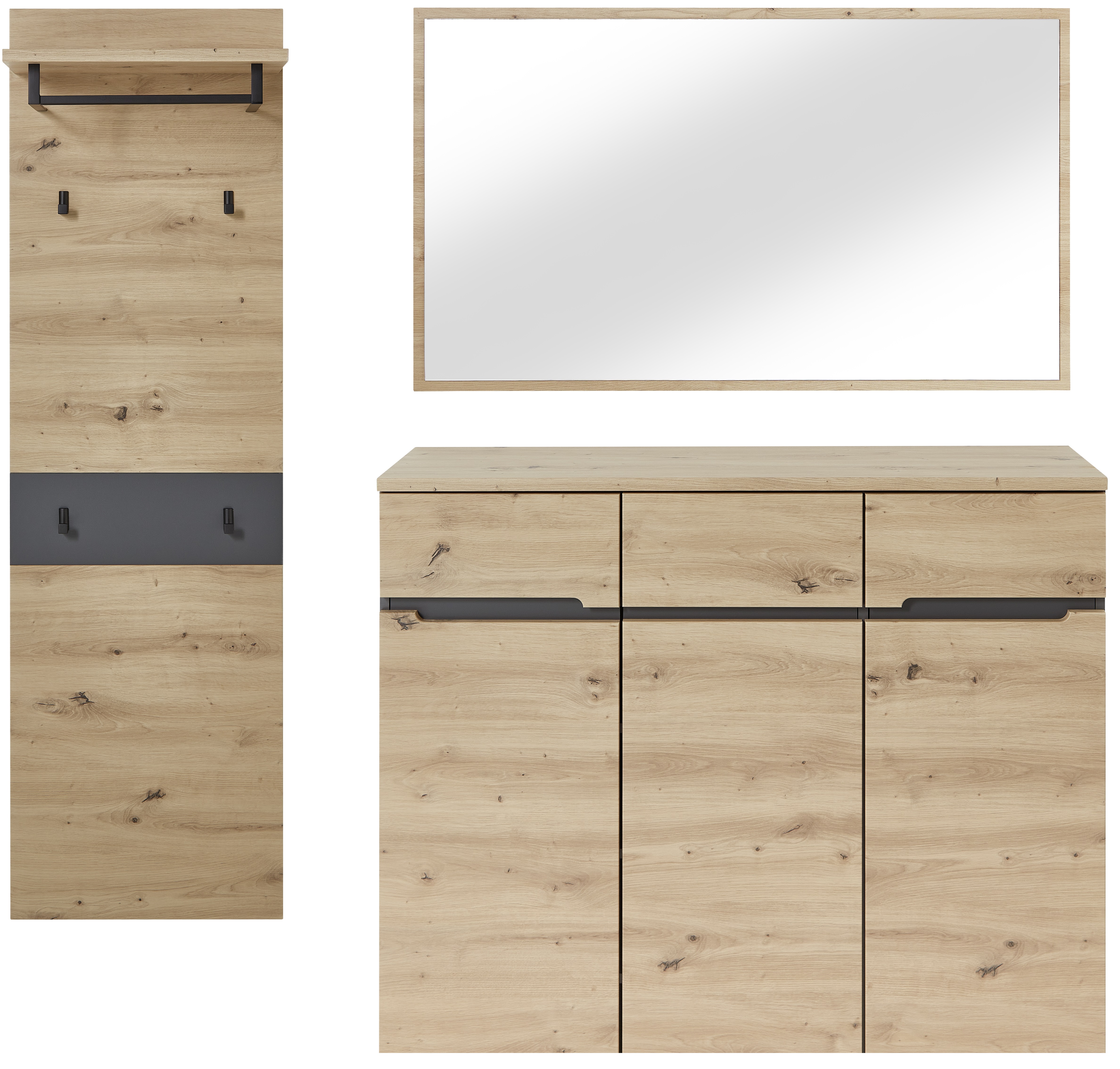 Schuhschrank Memphis Schrank Garderobenschrank Schuhablage Garderobe Flur Flurschrank